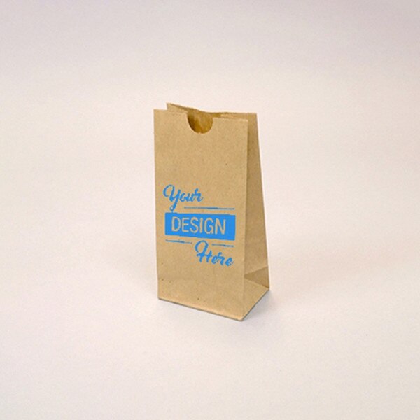 Custom-Printed Natural Kraft 2-lb G